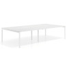 mesa multipuesto 320x166 albo kube mesa coworking doble fondo 166cm recto 1