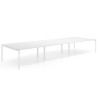 mesa multipuesto 360x166 blanco mate kube mesa coworking triple fondo 166cm recto 1