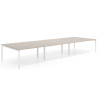 mesa multipuesto 360x166 gris coco kube mesa coworking triple fondo 166cm recto 1