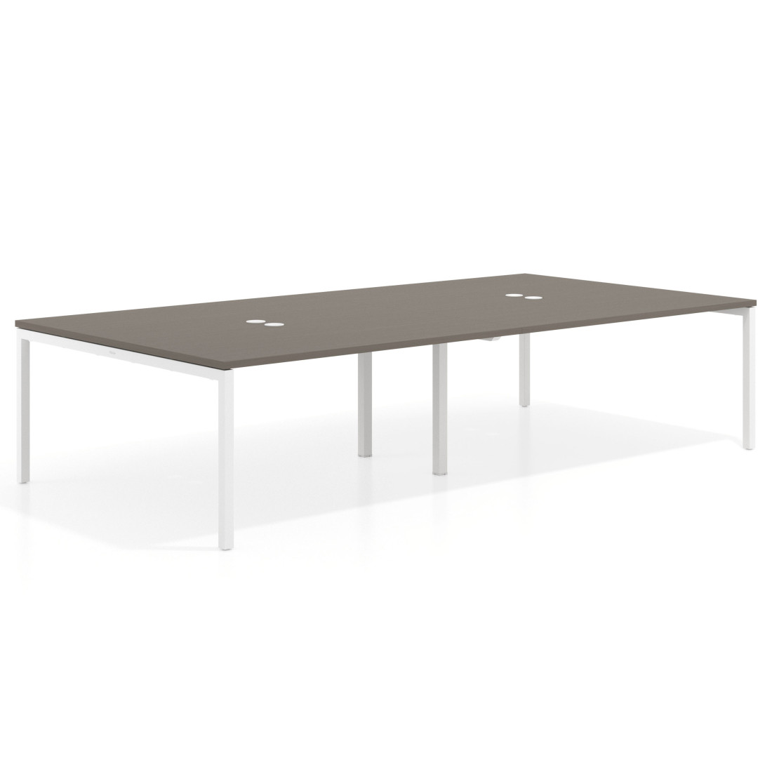 mesa multipuesto 240x166 etna kube mesa coworking doble fondo 166cm recto 1