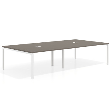 Mesa coworking doble fondo 166cm