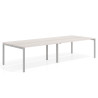 mesa multipuesto 200x126 california kube mesa bench doble fondo 126cm recto 1