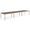 mesa multipuesto 360x126 noce sabi kube mesa bench triple fondo 126cm recto 1