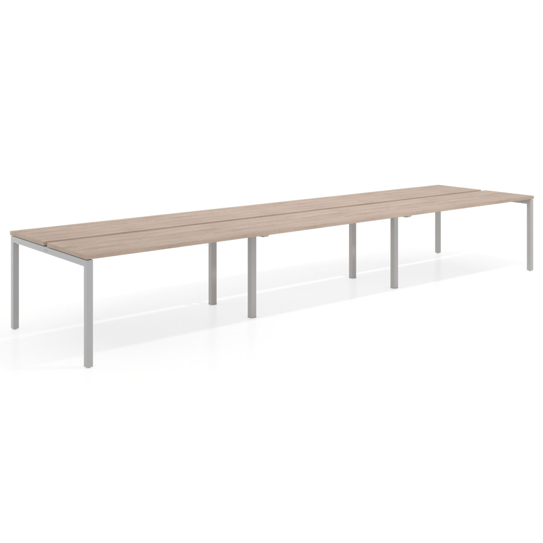 mesa multipuesto 300x126 sahara kube mesa bench triple fondo 126cm recto 1