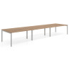 mesa multipuesto 300x126 naturale kube mesa bench triple fondo 126cm recto 1