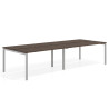 mesa multipuesto 200x126 mistral kube mesa bench doble fondo 126cm recto 1
