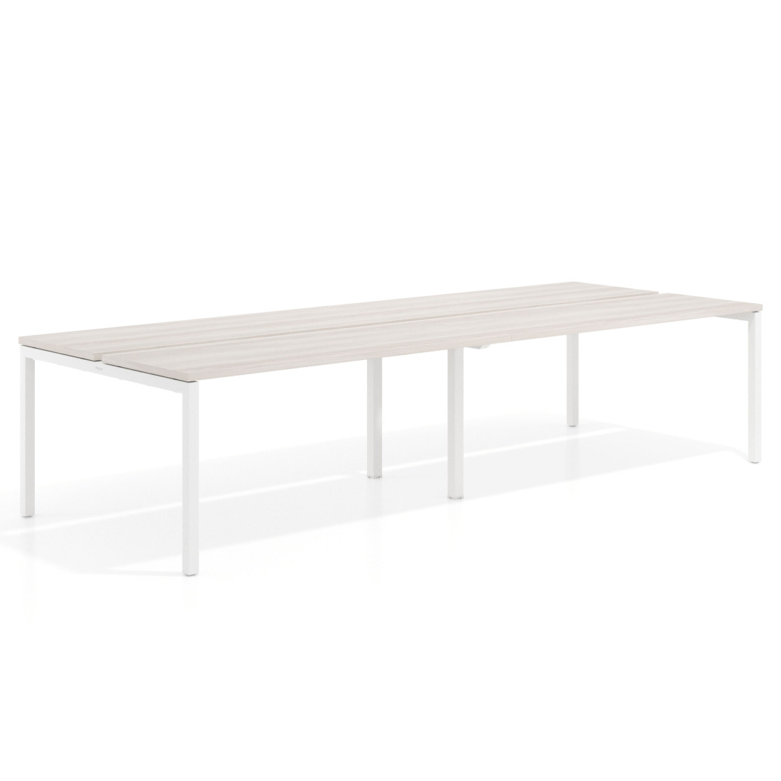 mesa multipuesto 200x126 california kube mesa bench doble fondo 126cm recto 1
