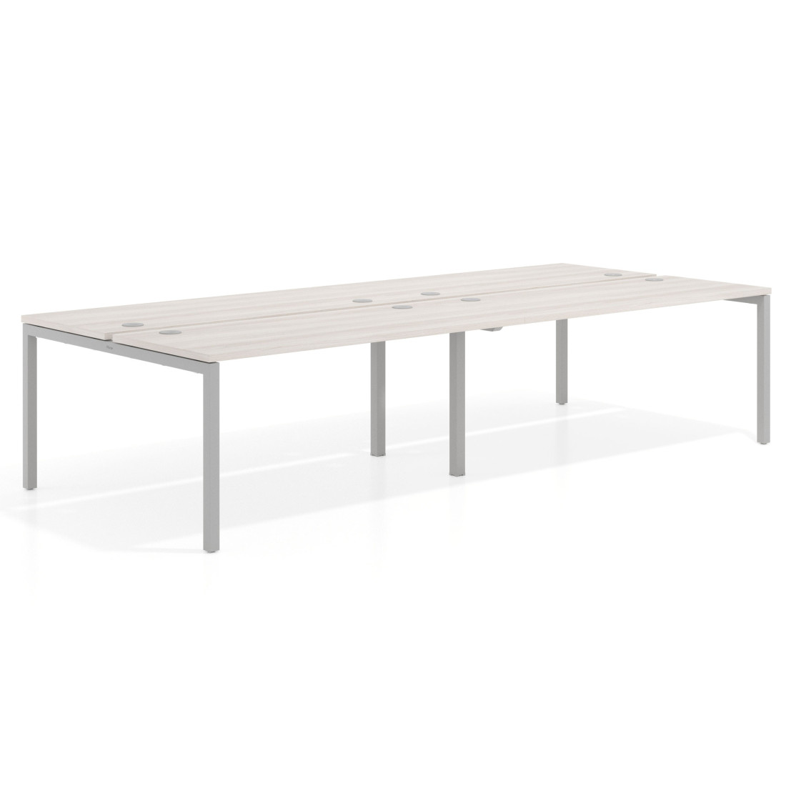 mesa multipuesto 200x142 california kube mesa bench doble fondo 142cm recto 1