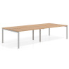 mesa multipuesto 200x142 siroco kube mesa bench doble fondo 142cm recto 1