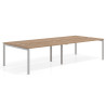 mesa multipuesto 200x142 naturale kube mesa bench doble fondo 142cm recto 1