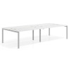 mesa multipuesto 200x142 albo kube mesa bench doble fondo 142cm recto 1