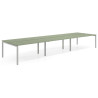 mesa multipuesto 420x142 albo kube mesa bench triple fondo 142cm recto 1