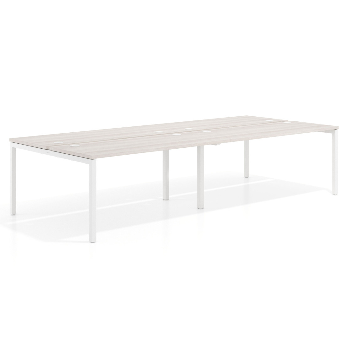 mesa multipuesto 200x142 california kube mesa bench doble fondo 142cm recto 1