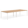 mesa multipuesto 200x142 siroco kube mesa bench doble fondo 142cm recto 1