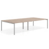 mesa multipuesto 200x166 sahara kube mesa bench doble fondo 166cm recto 1