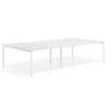 mesa multipuesto 280x166 albo kube mesa bench doble fondo 166cm recto 1
