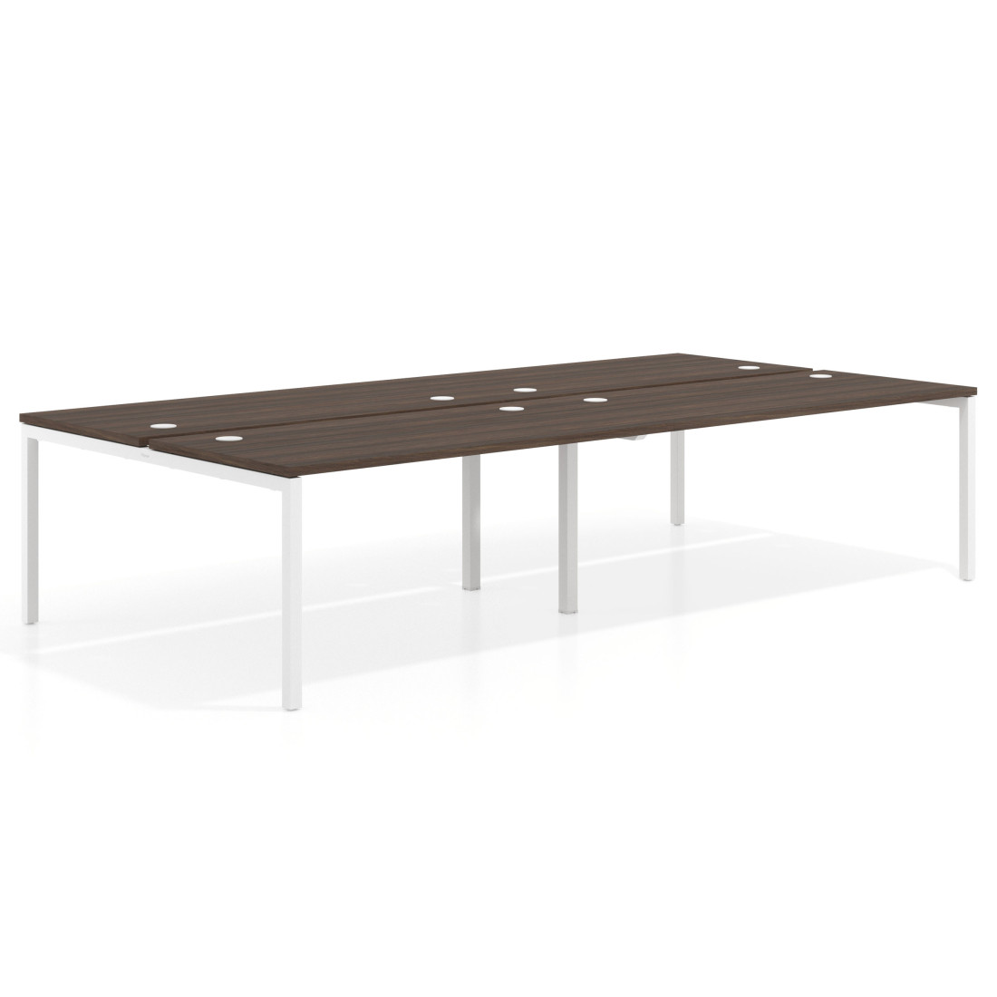 mesa multipuesto 200x166 mistral kube mesa bench doble fondo 166cm recto 1
