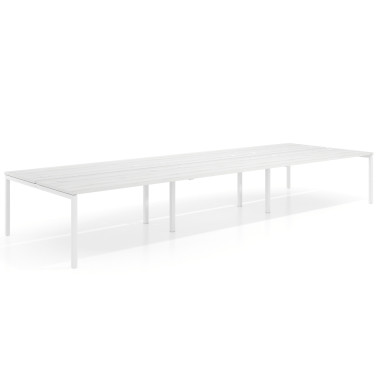 Mesa bench triple, fondo 166cm