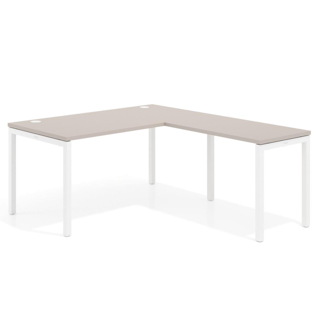 mesa en l 140x180 gris coco kube mesa fondo 80cm con ala recto 1