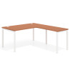 mesa en l 140x180 terracota kube mesa fondo 80cm con ala recto 1