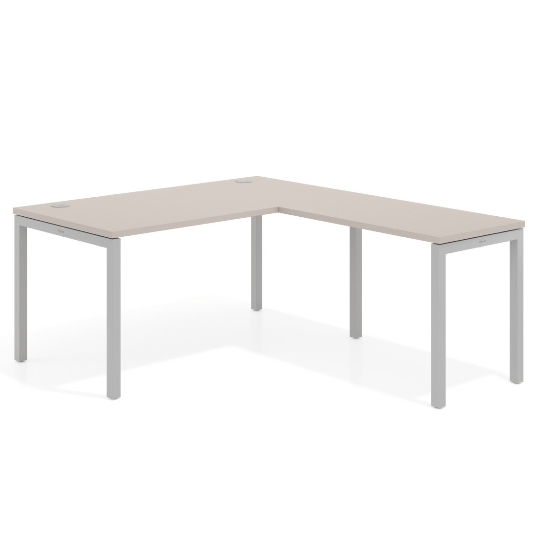 mesa en l 140x180 gris coco kube mesa fondo 80cm con ala recto 1