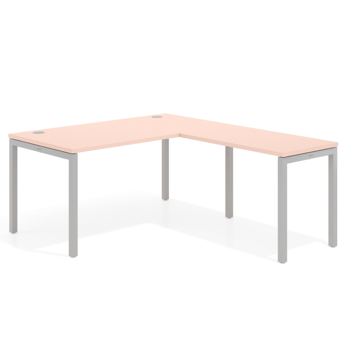 mesa en l 140x180 rosa nube kube mesa fondo 80cm con ala recto 1