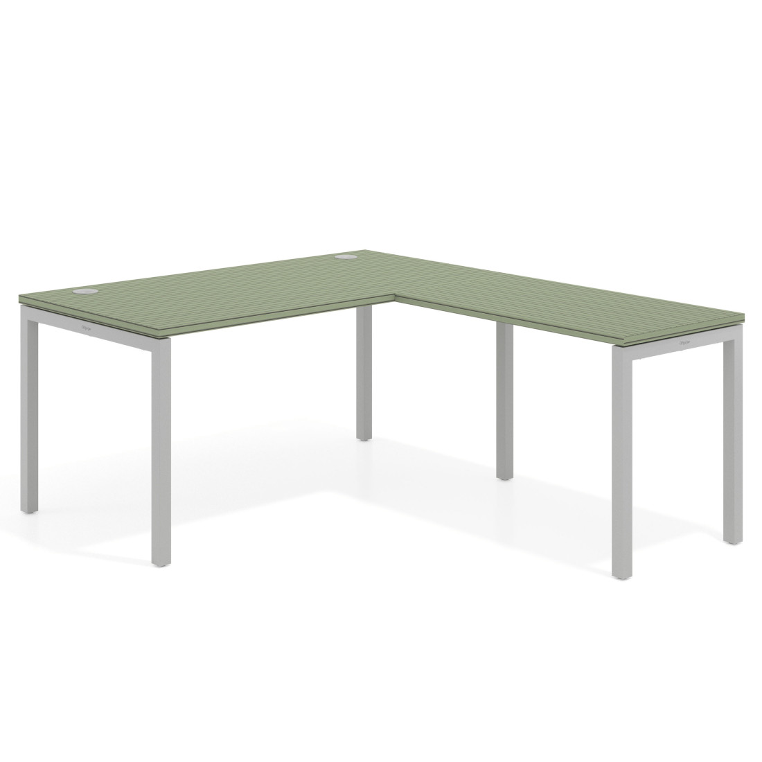 mesa en l 140x180 rayado sauce kube mesa fondo 80cm con ala recto 1