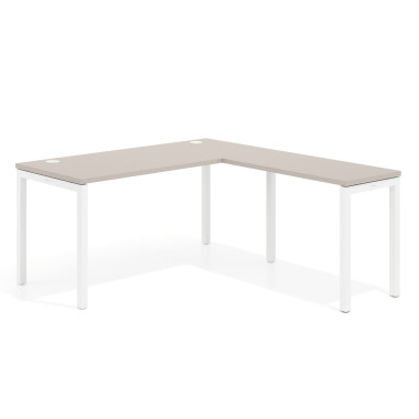 Mesa fondo 68cm con ala corta