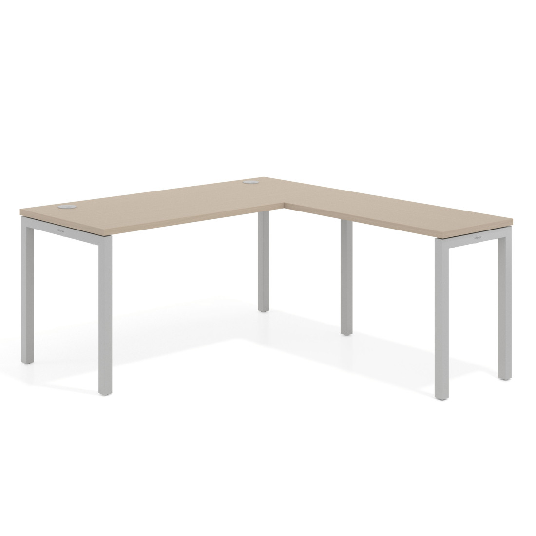 mesa en l 140x168 canvas kube mesa fondo 68cm con ala corta recto 1