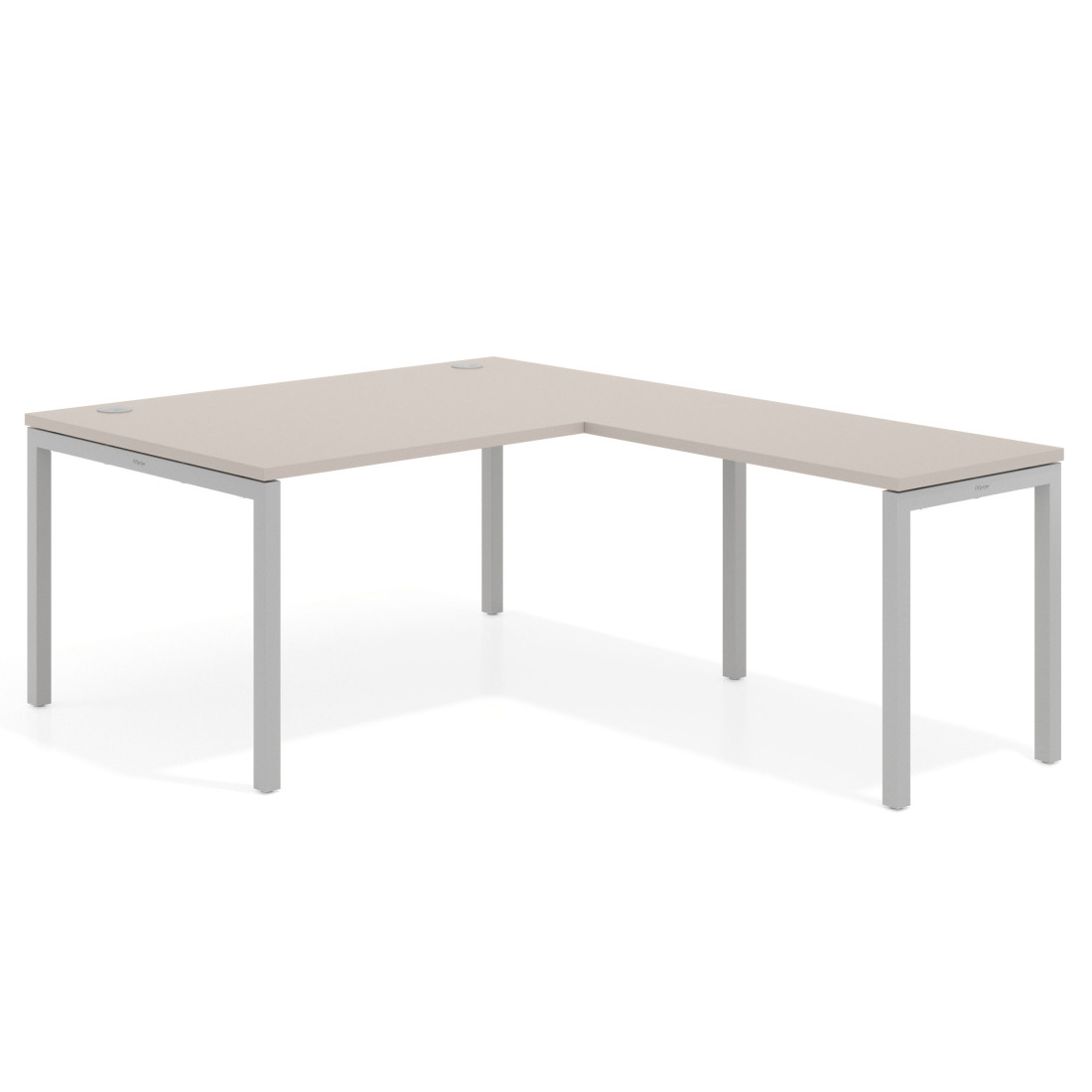 mesa en l 180x200 gris coco kube mesa fondo 100cm con ala recto 1