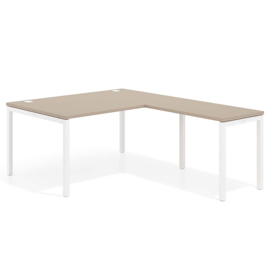 mesa en l 140x200 canvas kube mesa fondo 100cm con ala recto 1