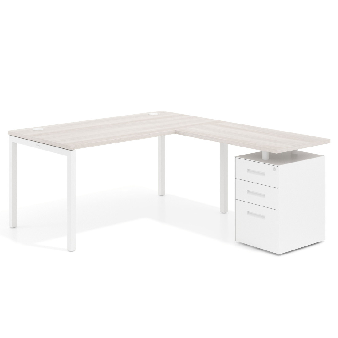 mesa en l 140x180 california kube mesa en l fondo 80 frontales metal recto 1