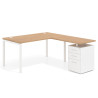 mesa en l 140x180 siroco kube mesa en l fondo 80 frontales metal recto 1