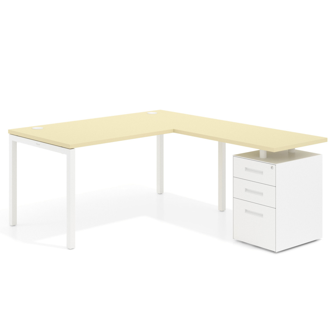 mesa en l 140x180 salvia kube mesa en l fondo 80 frontales metal recto 1