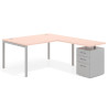 mesa en l 180x200 rosa nube kube mesa en l fondo 100 frontales metal recto 1