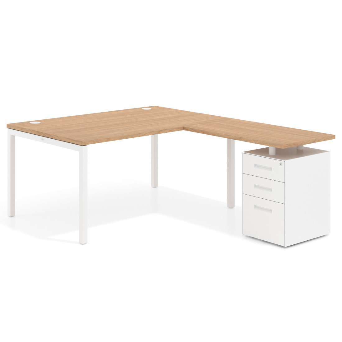 mesa en l 140x200 siroco kube mesa en l fondo 100 frontales metal recto 1