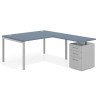 mesa en l 140x200 azul talco kube mesa en l fondo 100 frontales metal recto 1