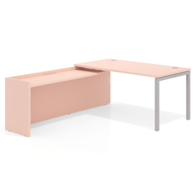 Mesa con ala fondo 80cm