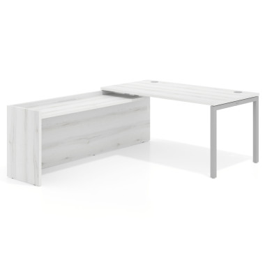 Mesa con ala fondo 80cm