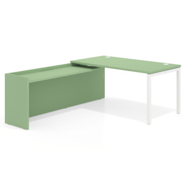 Mesa con ala fondo 80cm