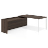 mesa en l 140x205 mistral kube mesa con ala fondo 80cm recto 1
