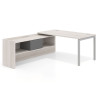 mesa en l 140x205 california kube mesa con ala pedestal fondo 80cm recto 1
