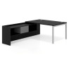 mesa en l 160x225 bocamina kube mesa con ala pedestal fondo 100cm recto 1