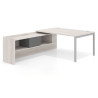 mesa en l 160x225 california kube mesa con ala pedestal fondo 100cm recto 1