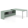 mesa en l 140x205 iris kube mesa con ala pedestal fondo 80cm recto 1