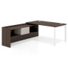 mesa en l 140x205 mistral kube mesa con ala pedestal fondo 80cm recto 1
