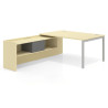 mesa en l 160x225 salvia kube mesa con ala pedestal fondo 100cm recto 1