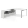 mesa en l 160x225 albo kube mesa con ala pedestal fondo 100cm recto 1