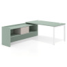 mesa en l 140x205 iris kube mesa con ala pedestal fondo 80cm recto 1