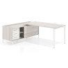 mesa en l 180x160 california kube mesa con pedestal cajonera fondo 80cm recto 1